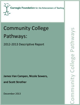 Community College Pathways: 2012-2013 Descriptive Report