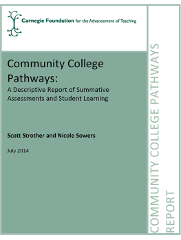 Community College Pathways: Summative Assessments and Student Learning