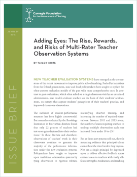 Adding Eyes: The Rise, Rewards, and Risks of Multi-Rater Teacher Observation Systems