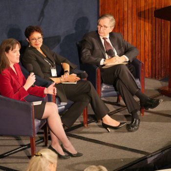 Candice McQueen, Chief Executive Officer, National Institute for Excellence in Teaching; Denise Borders, President and CEO, Learning Forward; Anthony S. Bryk, President, Carnegie Foundation