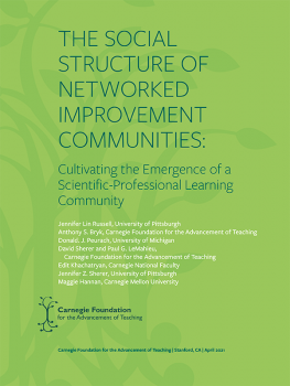 The Social Structure of Networked Improvement Communities: Cultivating the Emergence of a Scientific-Professional Learning Community