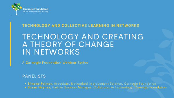Technology and Creating a Theory of Change in Networks