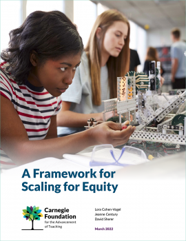 A Framework for Scaling for Equity
